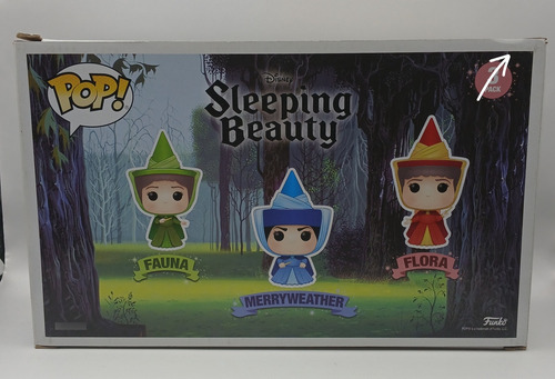 Funko Pop Fauna Flora Y Primavera Disney Princesas Bella Dur (Usado)