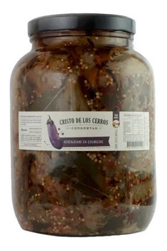 Berenjenas En Escabeche X2800gr Cristo De Los Cerros