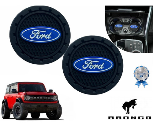 Par Porta Vasos De Auto Universal Ford Bronco 4 Door 21-25