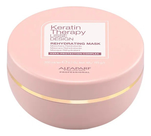 4 X Mascara Rehydrating Keratin Therapy Alfaparf X 200ml