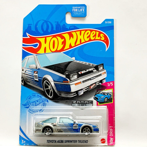 Carrito Hot Wheels Toyota Ae86 Sprinter Trueno Zamac Hw Drif