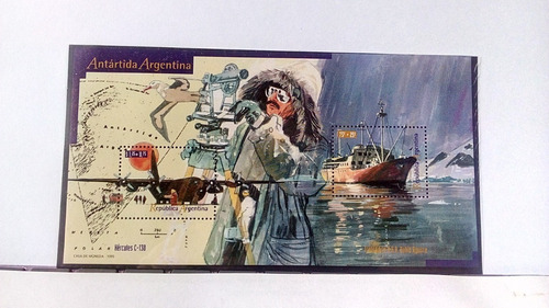 Bloque Argentina Antártida Argentina Mint 1995-#181/80 #pc