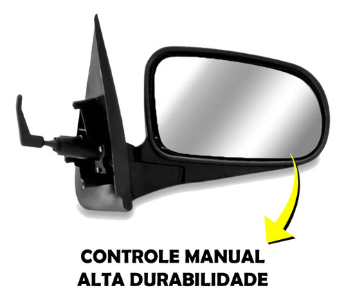 Retrovisor Externo Logus Pointer 1994 A 1999 Manual Esquerdo