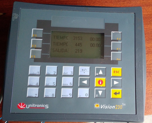 Plc Unitronics Vision V230-13-b20b, Alimentación 12/24 Vdc 