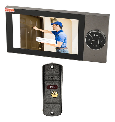 Sistema De Timbre Con Videoportero, Intercomunicador, 4 Cabl