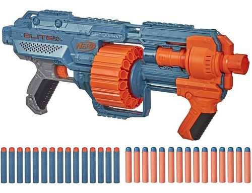 Nerf Elite 2.0 Shockwave 30 Dardos Juguete Original Hasbro