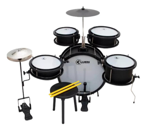 Bateria Infantil C/ Pele Leitosa Star Kids Luen 44001 Rosa