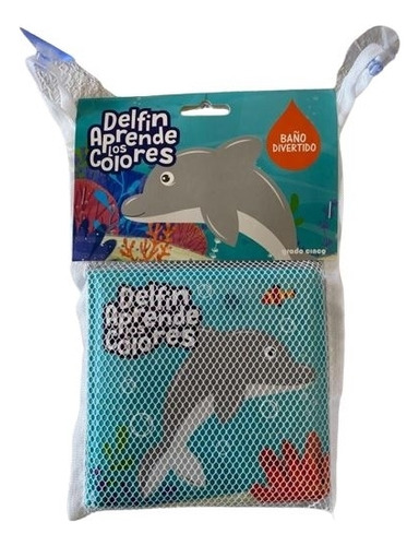 Delfin Aprende Los Colores - Libro Para Baño + Esponja, De No Aplica. Editorial Splash, Tapa Blanda En Español, 2023