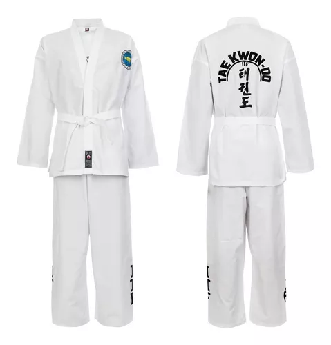 Dobok Taekwondo Itf Shiai Talles 3 A 4 Uniforme Traje Envío gratis