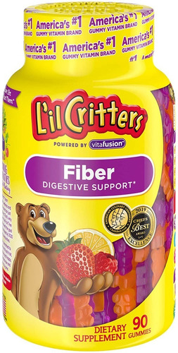 L'il Critters Fibra Para Niños X 90 Gomitas