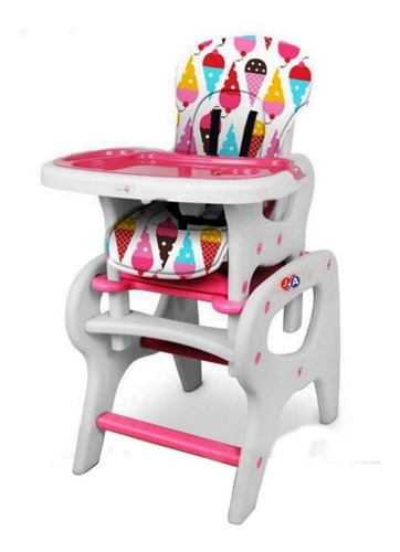 Imagen 6 de 9 de Silla Comedor Y Escritorio Para Bebe 2 En 1 Para Niño