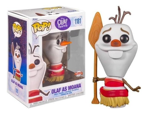 Figura Funko Pop Olaf Como Moana 1181 - Olaf Presents