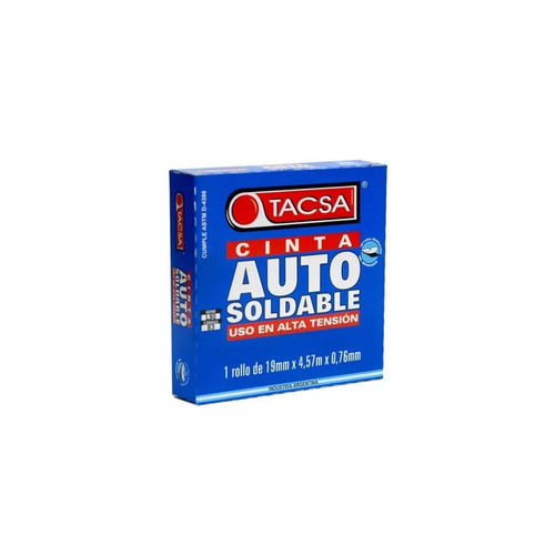 Cinta Autosoldable Tacsa 19mm X 0,76mm X 4,57mt Alta Tension