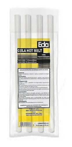 Imagem 4 de 4 de Pistola Cola Quente Silicone 40w Bivolt Inmetro + 4 Bastões