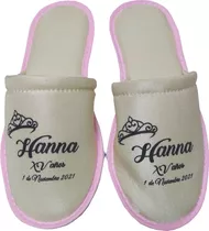 Comprar Pantuflas Personalizadas Boda Xv Años Bautizo Publicidad 80