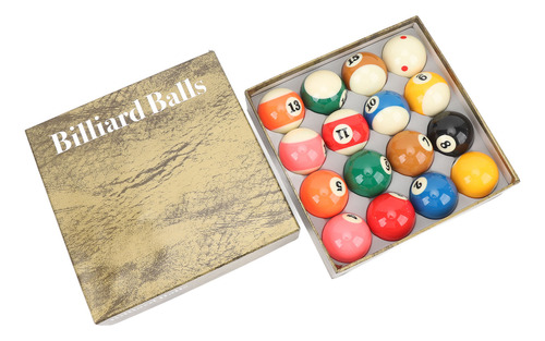 Juego De Billar De Resina Con Bolas De Billar De 2.25 Pulgad