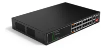 Comprar Switch Poe De 18 Puertos 6 Puertos Poe 2 Puertos Uplink Dahua DH-SF1018LP