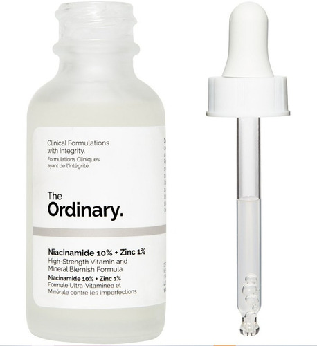 Niacinamide Niacinamida 10% + Zinc 1% The Ordinary Original