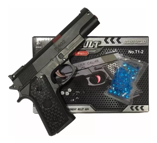 Kit brinquedo Pistola / Atira bolinhas de Plástico / Airsoft + 1000 Bbs /  Bolinhas - Top - Escorrega o Preço