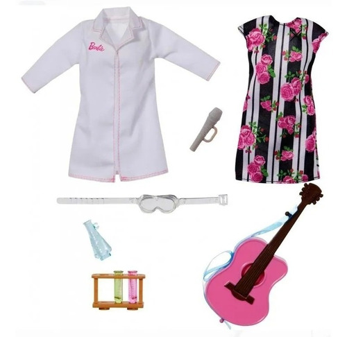 Imagen 6 de 10 de Muñeca Barbie Con 8 Sorpresas Profesiones Yo Quiero Ser