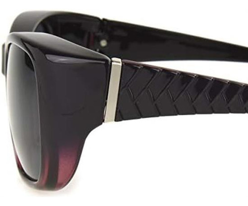 Dioptics Solar Shield-molly Polarized Rectangular Para Mujer