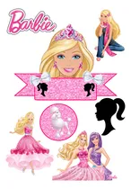 Comprar Adorno Torta Cake Topper  Personalizado Varios Personajes Rosa Barbie