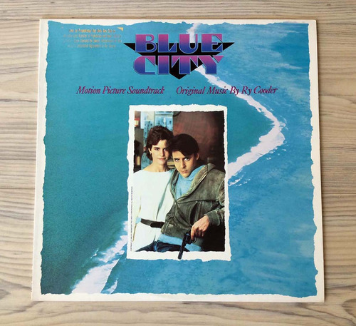 Vinilo Blue City - Ry Cooder / Soundtrack (1ª Ed. Usa, 1986)