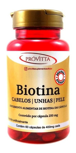 Anti Caída Del Cabello. Biotina Concentrada. Oferta!