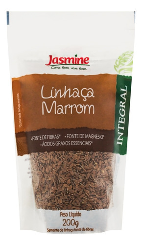 Linhaça Marrom Integral Jasmine 200g