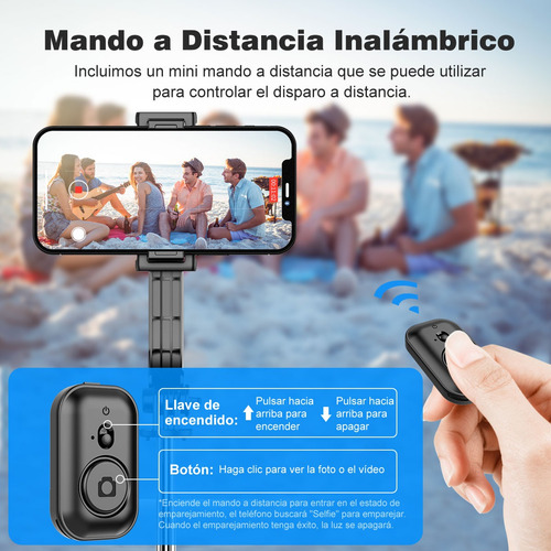 Selfie Stick Remote Bluetooth Tripode Axnen De Newpalo Selfi