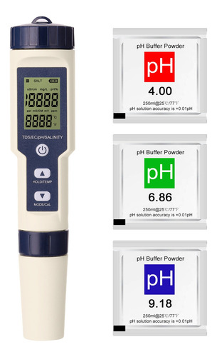 Z Ph/ec/tds/salinidad/termómetro Digital Probador De