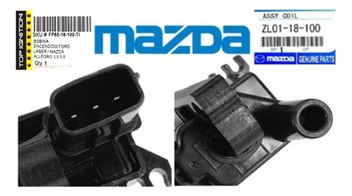 Bobina Encendido Mazda Allegro Laser 1.6 1.8 2.0 323