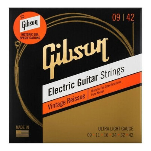 Gibson Seg-hvr9 | Cuerdas Guitarra Eléctrica Vintage Reissue