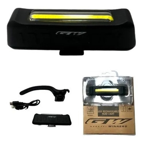 Luz Trasera Gw Recargable Usb 100 Lumens Led Bicicleta