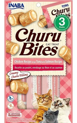 comprar Wraps Inaba Churu Bites De Pollo Y Salmón 30g