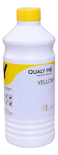 Tinta Qualy-ink Corante Compatível Para Bulk Ink E Cartuchos Tinta Amarelo