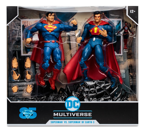 Mcfarlane 2 Pack Figuras 7  Superman Vs Superman Of Earth-3