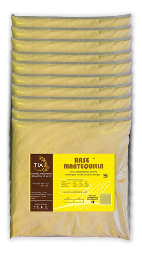 Base Mantequilla P/tortilla De Harina De Trigo 15kg Tia