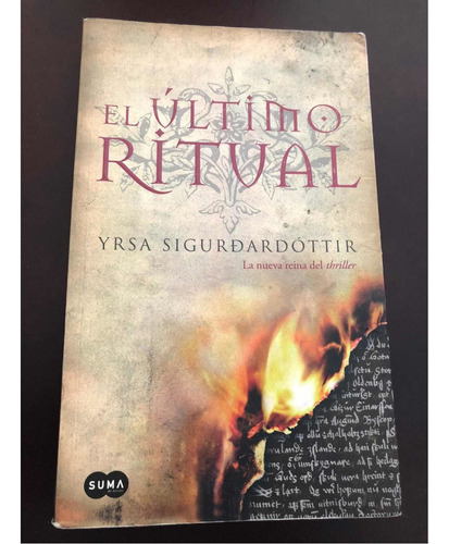 Libro El Último Ritual Yrsa Sigurdardottir - Muy Buen Estado