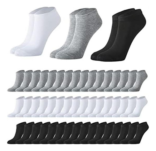 160 Pares De Calcetines Tobilleros Finos De Corte Bajo Para
