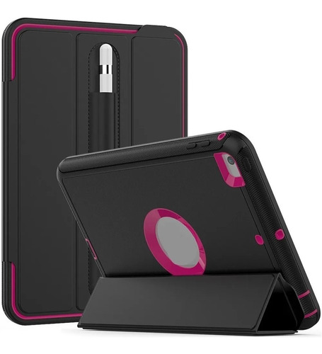 Funda Uso Rudo Para iPad Mini 5 4 Smart Case Porta Pluma 