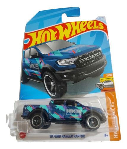 Hot Wheels '19 Ford Ranger Raptor Azul 43/250