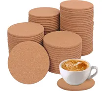 Comprar Paquete De 80 Posavasos Redondos De Corcho 4  Absorbentes Y 