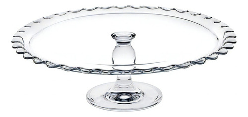 Plato grande para tartas Pasabahçe Pasabahçe de cristal con soporte, 37 cm