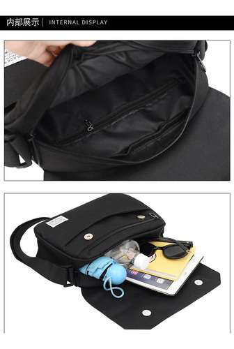 ` Bolso De Mensajero Casual For Hombre Que Combina Con Todo