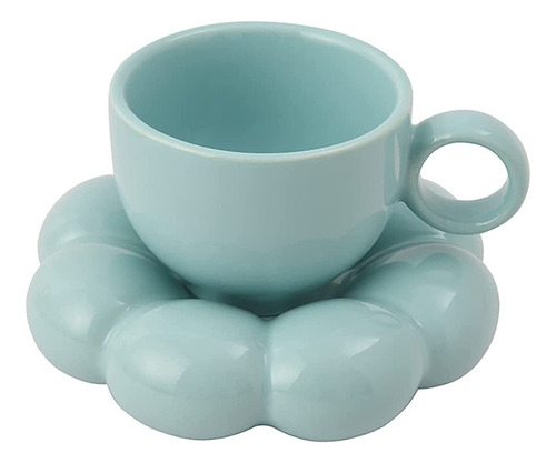 Set De Taza Y Platillo Para Café Con Forma De Flor, Bonito J