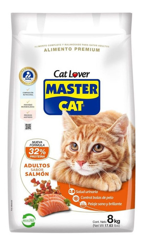 Master Cat Alimento Gato Adulto Salmon 8 Kg