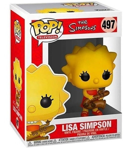 Funko Pop Nuevo Vinilo Television The Simpsons-lisa Simpson
