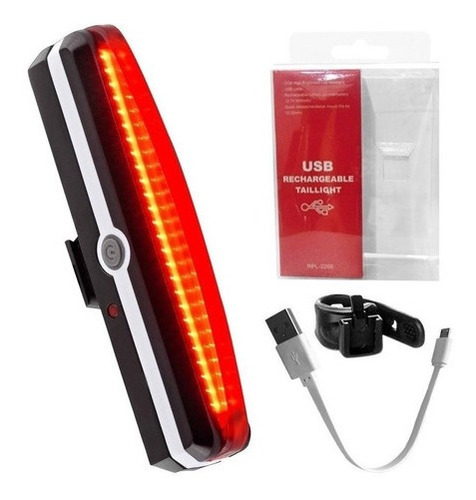 Luces Recargables Bicicletas Led Impermeable Raypal 2266