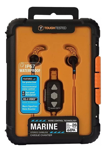 Toughtested Marine Headphones-retail Packaging